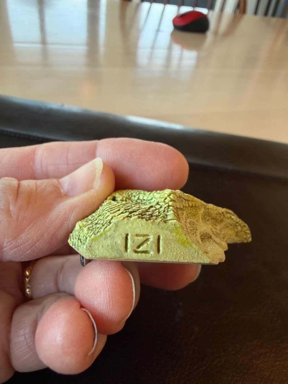 Vtg IGUANADON Brooch Jewelry Stamped V. Aalko Handcrafted Numbered Detailed Pin - Picture 4 of 5